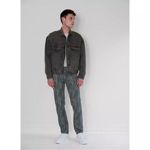 Levi's Strauss & Co Red Tab 511 Slim Fit 045114643 Slate Gray Camo Jeans 36x34